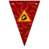 唐辛子の危険信号 バンティングフラッグ (第2の旗)