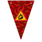 唐辛子の危険信号 バンティングフラッグ (第1の旗)