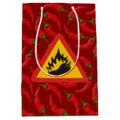 唐辛子の危険信号 ミディアムペーパーバッグ (正面)