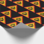 唐辛子の危険信号 ラッピングペーパー (角)