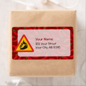 唐辛子の危険信号 ラベル (インサイチュ)