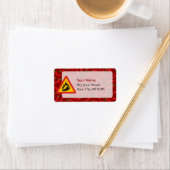 唐辛子の危険信号 ラベル (インサイチュ)