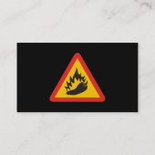 唐辛子の危険信号 名刺 (裏面)