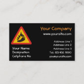 唐辛子の危険信号 名刺 (正面)