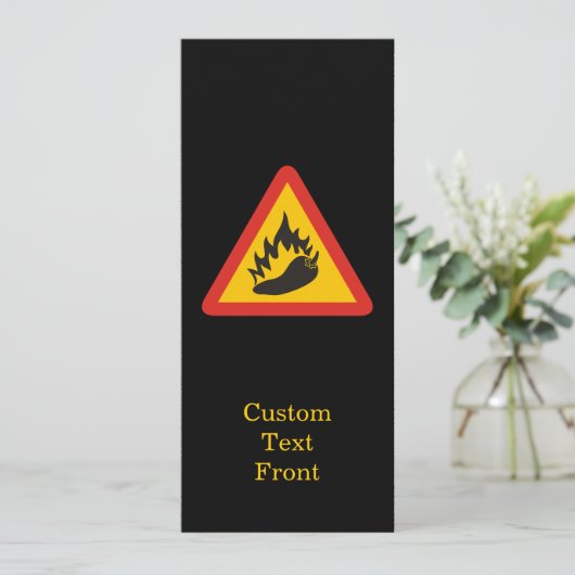 唐辛子の危険信号 招待状 (スタンド正面)