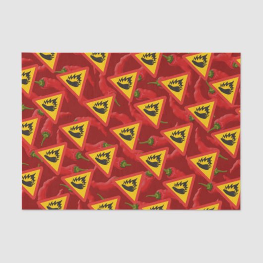 唐辛子の危険信号 薄葉紙 (正面)