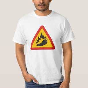 唐辛子の危険信号 Tシャツ