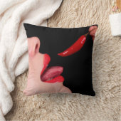 唐辛子の唇 クッション (ブランケット)