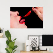 唐辛子の唇 ポスター (ホームオフィス)