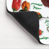 唐辛子の変化 マウスパッド (コーナー)