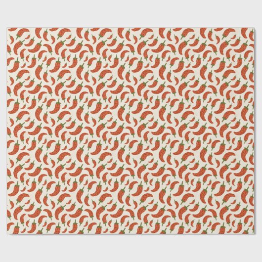 唐辛子の水の色ギフトラップ ラッピングペーパー (フラット)