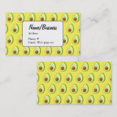 唐辛子の漫画のパターン 名刺 (正面/裏面)