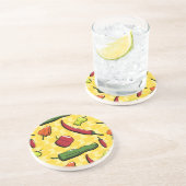 唐辛子の砂岩コースターの世界 コースター (側面)