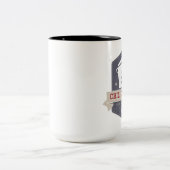 唐辛子の調理師のコーヒーカップ ツートーンマグカップ (中央)