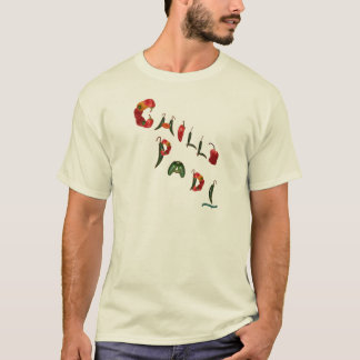 唐辛子のPadiのチリペッパー Tシャツ