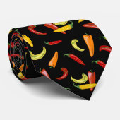 唐辛子カプシウムフルーツネックタイカラフルおもしろい ネクタイ (ロール)