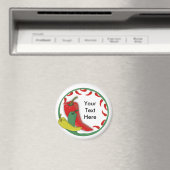 唐辛子グループサークルフレーム3 マグネット (インサイチュ (食洗機))