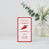 唐辛子モダン 名刺 (スタンド正面)