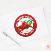 唐辛子保存用 3" サークル ラウンドシール (封筒)