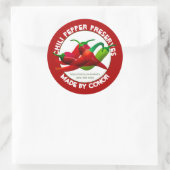 唐辛子保存 3" サークル ラウンドシール (バッグ)