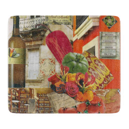 唐辛子入りガラス板 カッティングボード