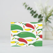 唐辛子柄 ポストカード (スタンド正面)