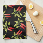 唐辛子植物キッチンタオル キッチンタオル (四つ折り)