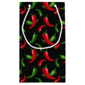 唐辛子模様の小抱き枕 スモールペーパーバッグ (裏面)