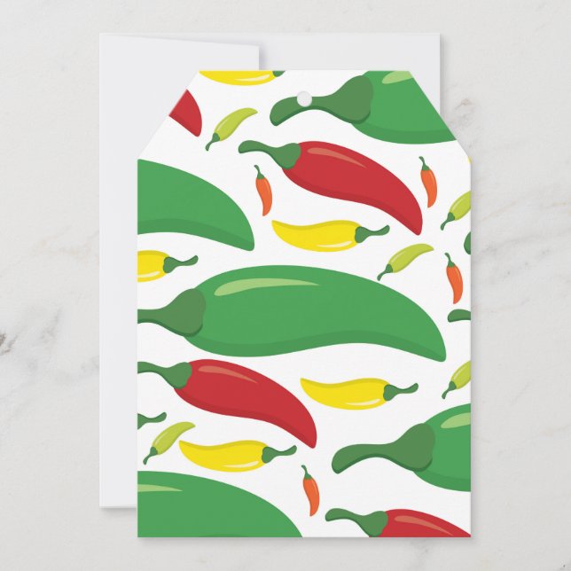 唐辛子模様 (正面)