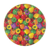 唐辛子模様 カッティングボード (正面)