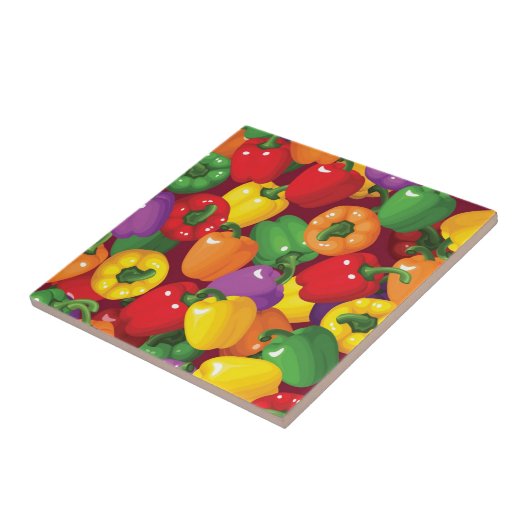 唐辛子模様 タイル (側面)