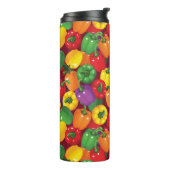 唐辛子模様 タンブラー (回転左)