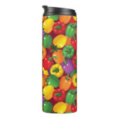 唐辛子模様 タンブラー (回転右)