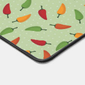 唐辛子模様 デスクマット (コーナー)