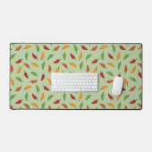 唐辛子模様 デスクマット (キーボード&マウス)