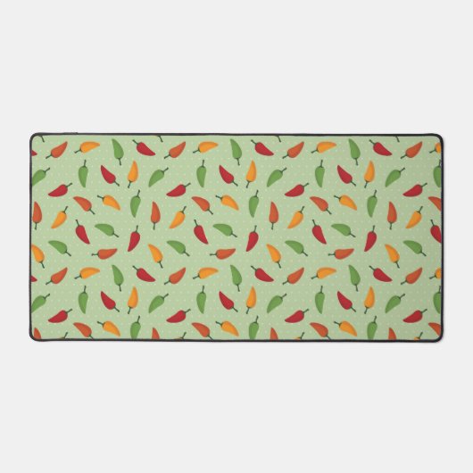 唐辛子模様 デスクマット (正面)
