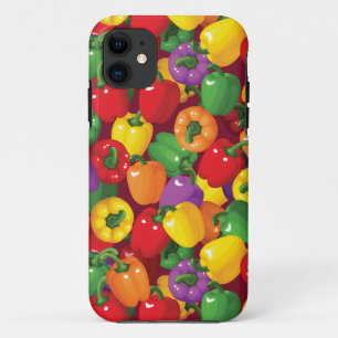唐辛子模様 iPhone 11 ケース