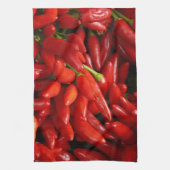 唐辛子3 キッチンタオル (縦)