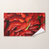 唐辛子3 バスタオルセット (ハンドタオル)