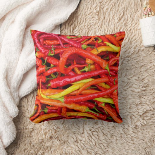 唐辛子4 クッション (ブランケット)