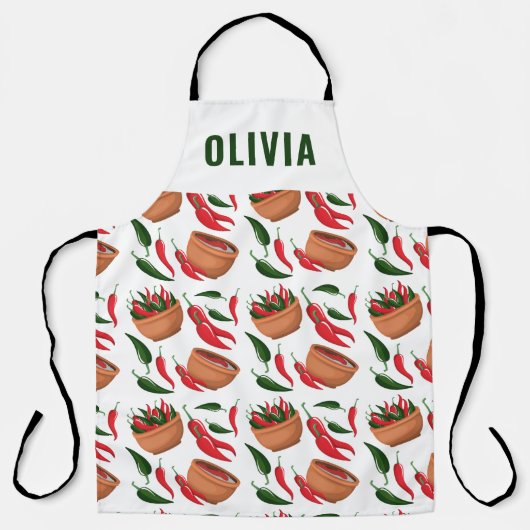 唐辛子 エプロン (正面)