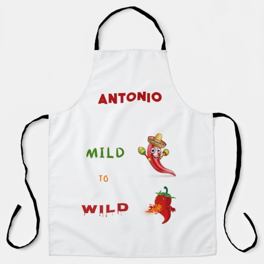 唐辛子 エプロン (正面)