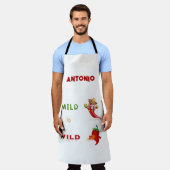 唐辛子 エプロン (着用した状態)