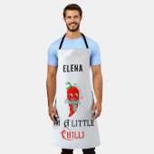 唐辛子 エプロン (着用した状態)