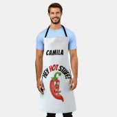 唐辛子 エプロン (着用した状態)