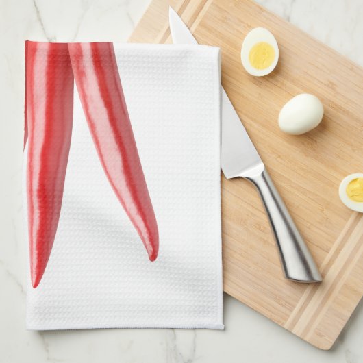 唐辛子 キッチンタオル (四つ折り)