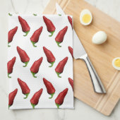 唐辛子 キッチンタオル (四つ折り)