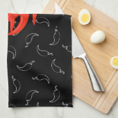 唐辛子 キッチンタオル (四つ折り)