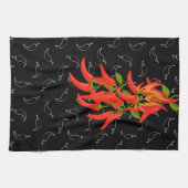 唐辛子 キッチンタオル (横)