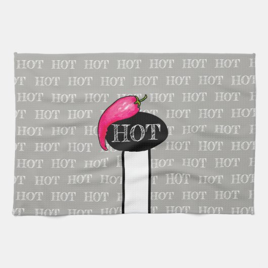 唐辛子 キッチンタオル (横)